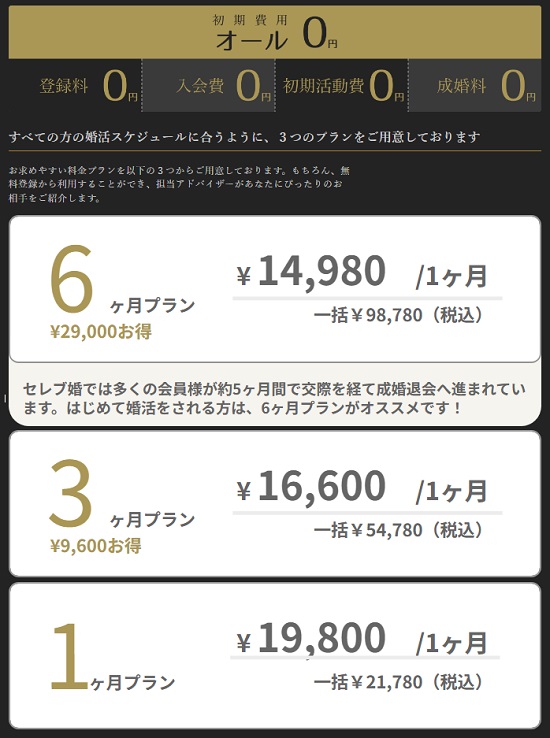 セレブ婚の費用