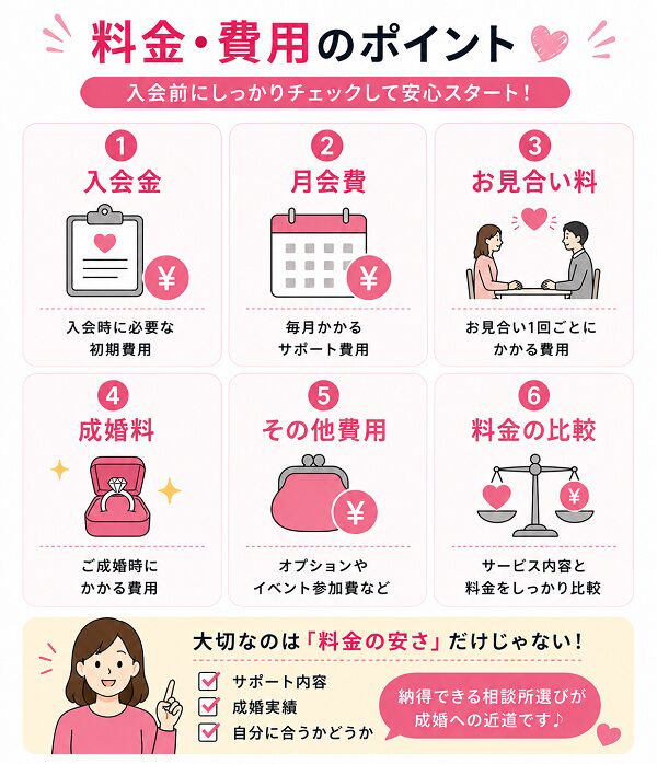 料金・費用のポイント