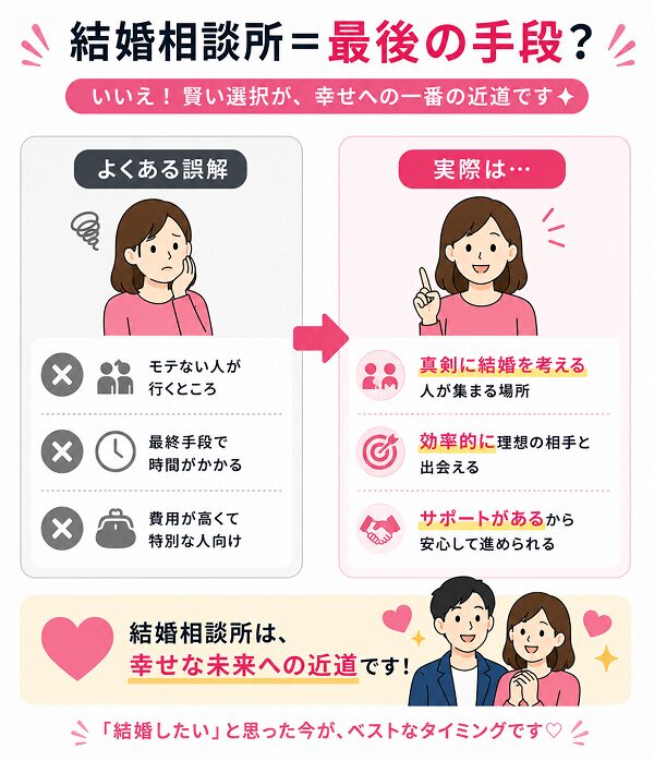 結婚相談所は最後の手段？