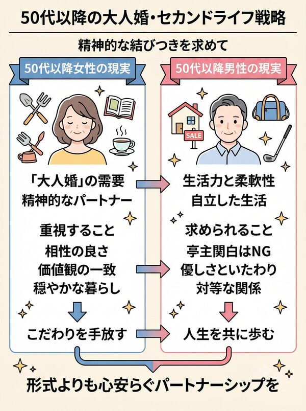 50代以降の大人婚・セカンドライフ戦略