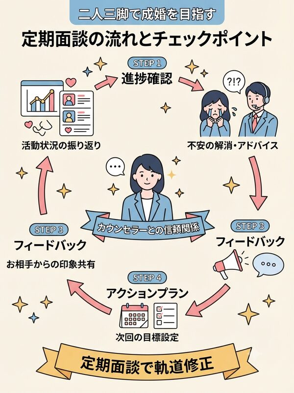 定期面談の流れとチェックポイント