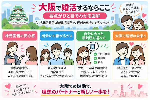 大阪で婚活するならここ