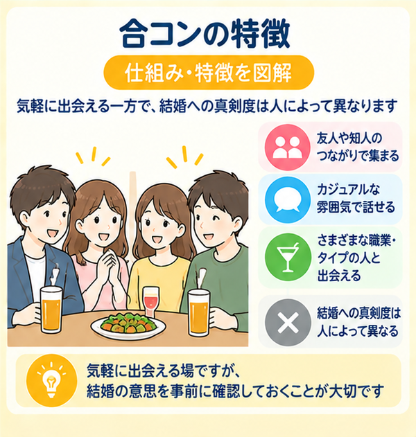 合コンの特徴