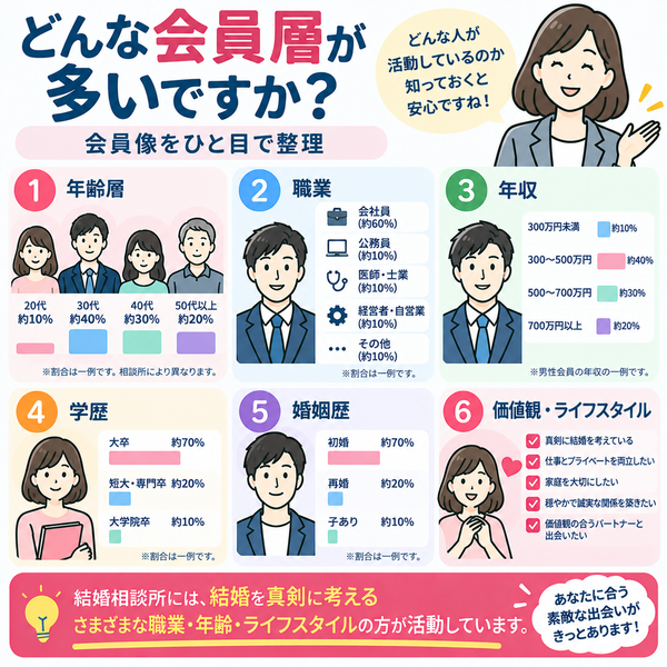どんな会員層が多いですか?|会員像をひと目で整理