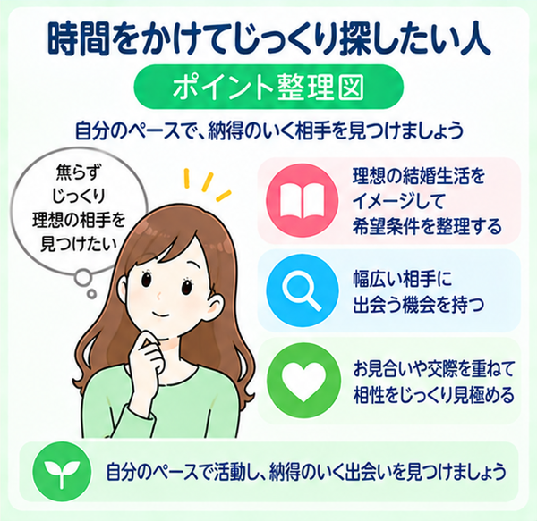 時間をかけてじっくり探したい人