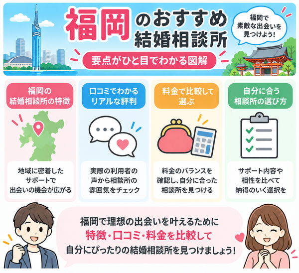 福岡のおすすめ結婚相談所