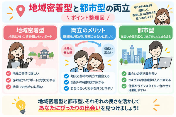 地域密着型と都市型の両立