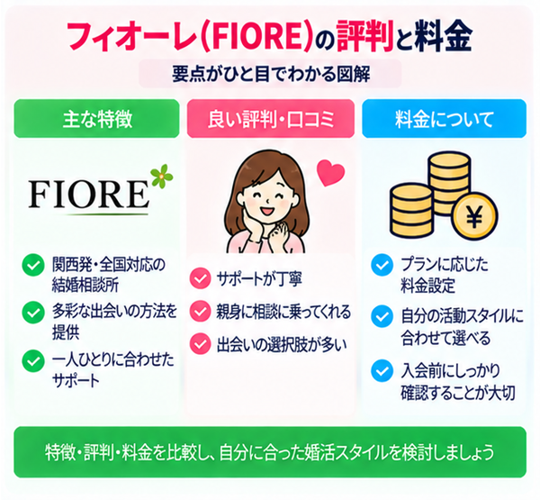 フィオーレ(FIORE)の評判と料金