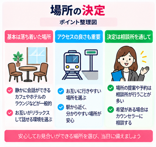 場所の決定
