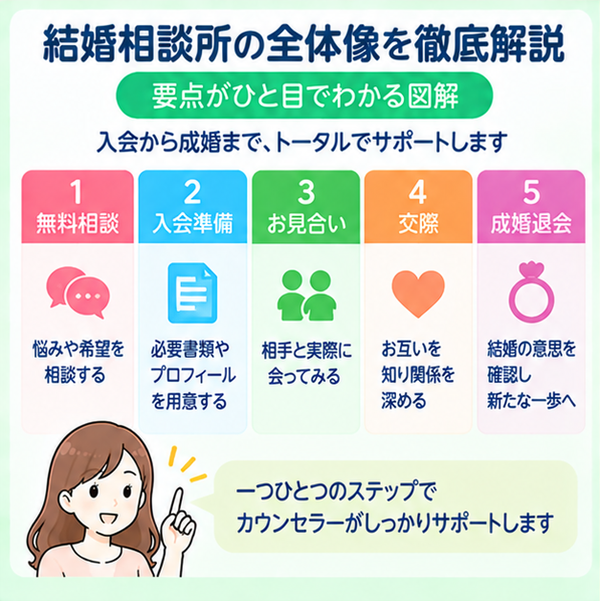 結婚相談所の全体像を徹底解説