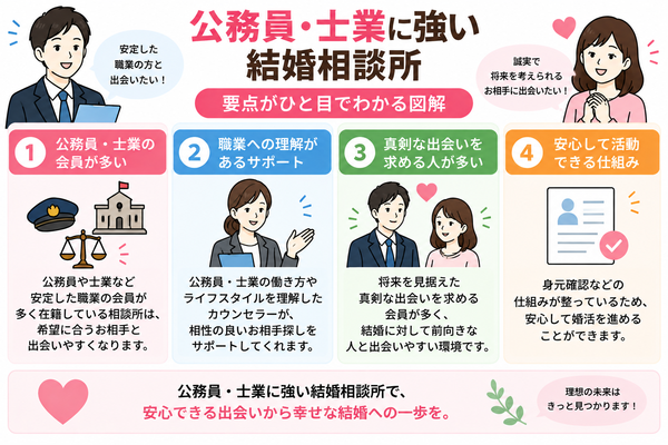 公務員・士業に強い結婚相談所