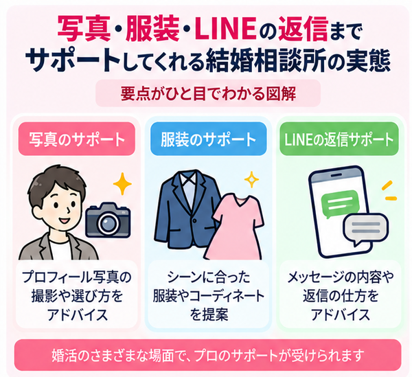 写真・服装・LINEの返信までサポートしてくれる結婚相談所の実態