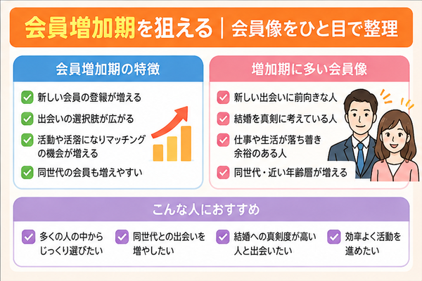 会員増加期を狙える