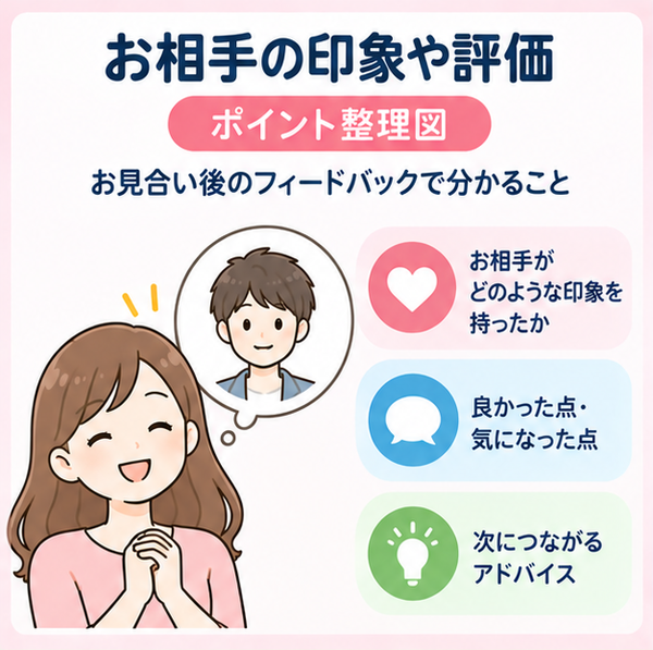 お相手の印象や評価