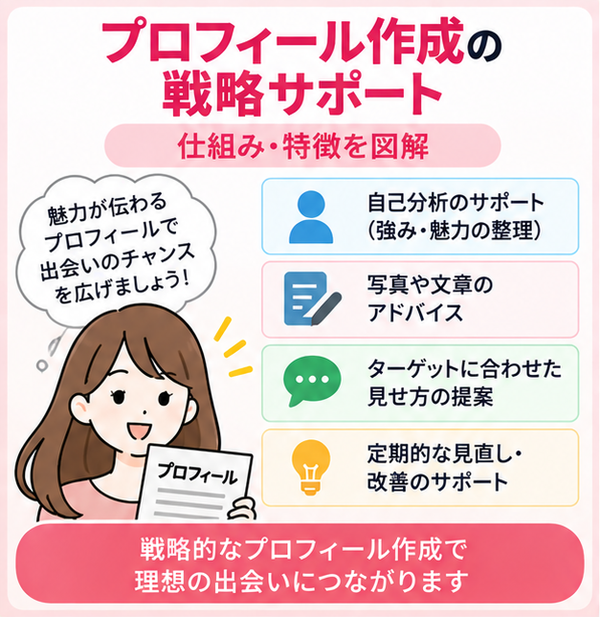プロフィール作成の戦略サポート