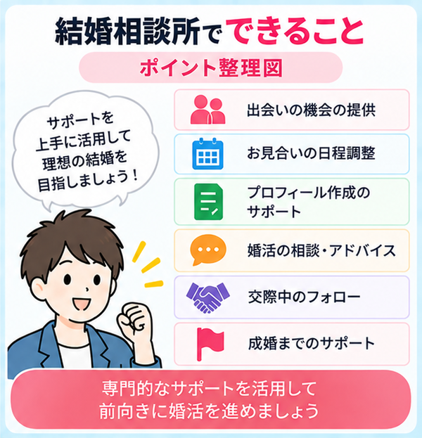 結婚相談所でできること