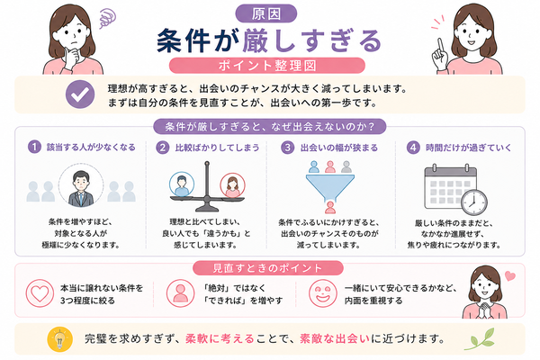 原因① 条件が厳しすぎる
