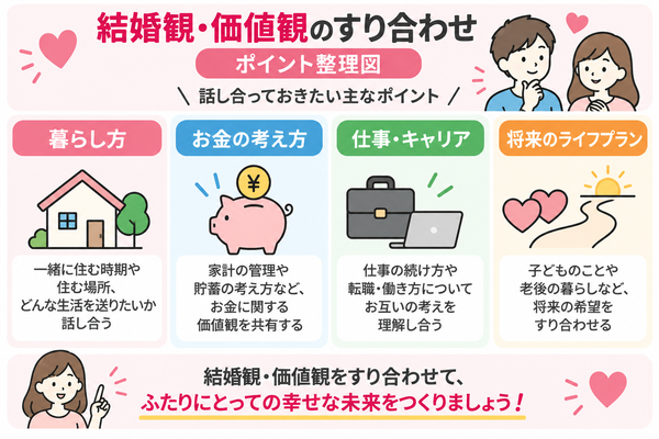 結婚観・価値観のすり合わせ