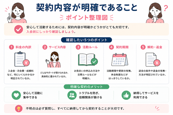 1. 現在の相談所の契約内容を確認する
