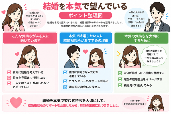 結婚を本気で望んでいる