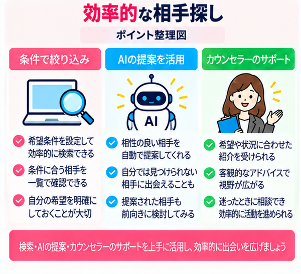 効率的な相手探し