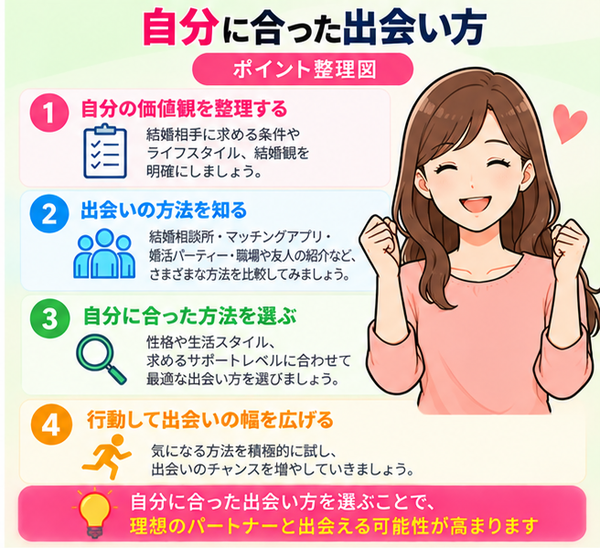 自分に合った出会い方