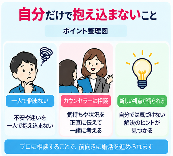 自分だけで抱え込まないこと