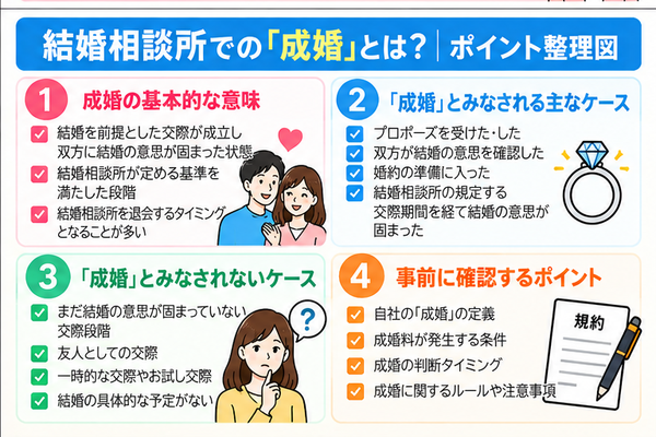結婚相談所での「成婚」とは?