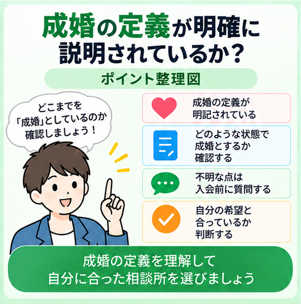成婚の定義が明確に説明されているか?