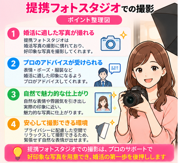 提携フォトスタジオでの撮影